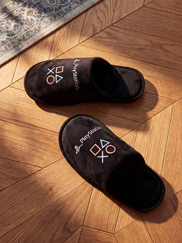LCW HOME PlayStation Embroidered Men's Home Slipper