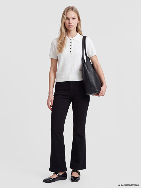 LCW Jeans Flare Kadın Jean Pantolon