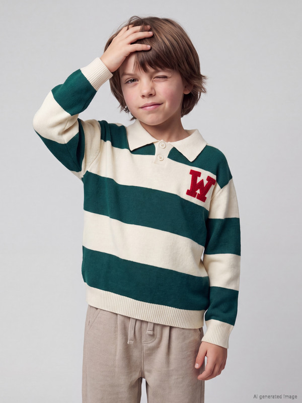 LCW Kids Polo Collar Boys' Knitwear Sweater