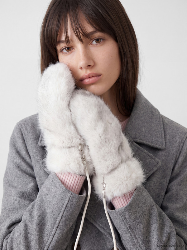 LCW ACCESSORIES текстуралы бір саусақты әйелдер қолғапы
