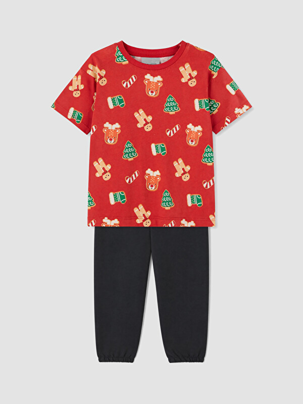 LCW baby Desenli Erkek Bebek Pijama Takımı