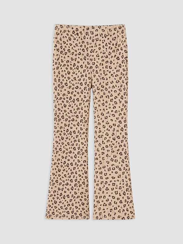 LCW Kids Girl Beige Leggings