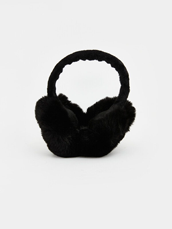 LCW ACCESSORIES әйелдерге арналған жасанды аң терісінен жасалған текстуралы үлпілдек құлаққап