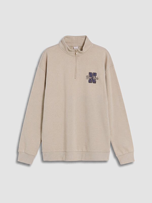 LCW Kids Boy Beige Sweatshirt