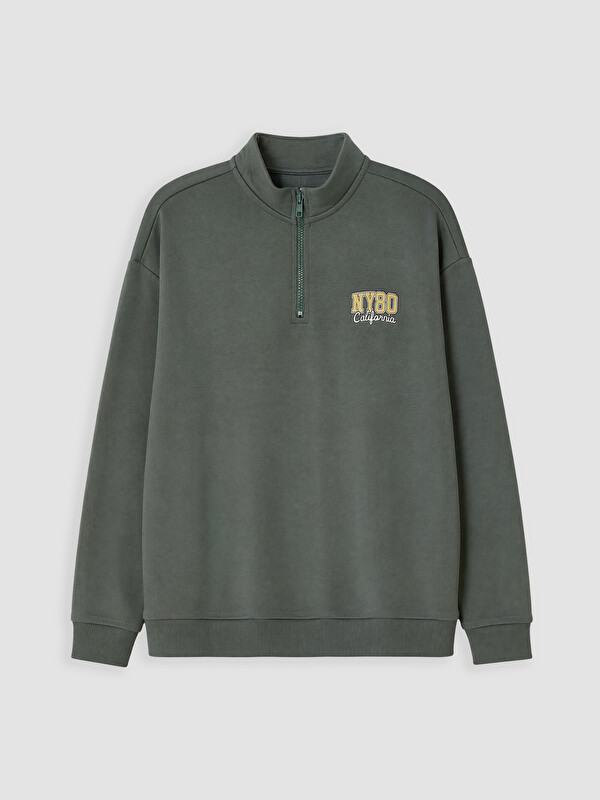 LCW Kids Boy Green Sweatshirt