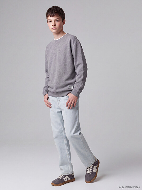 LCW Kids Crew Neck Boys' T-Shirt