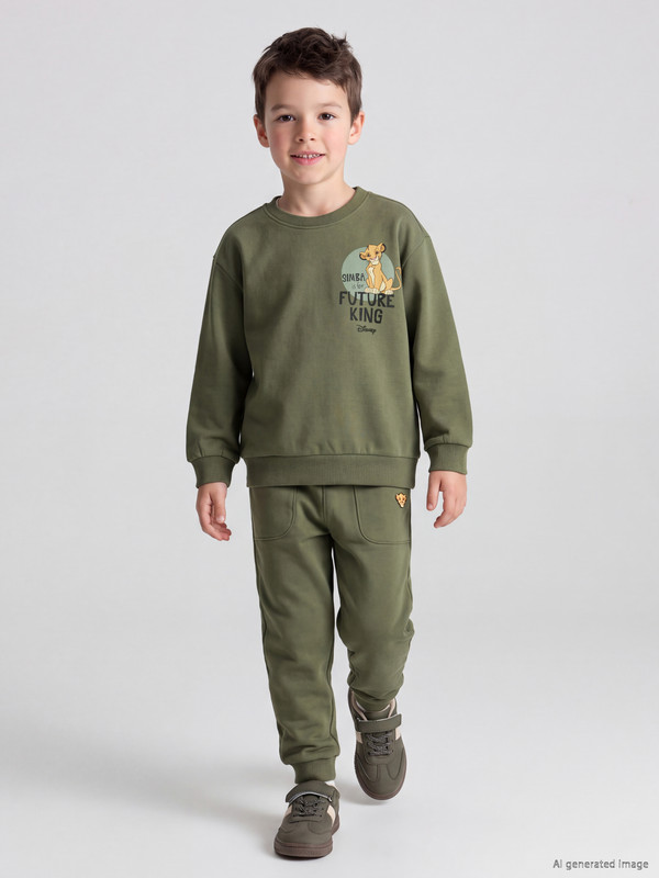LCW Kids Kralj lavova štampani set za dječake, 2 pakovanja