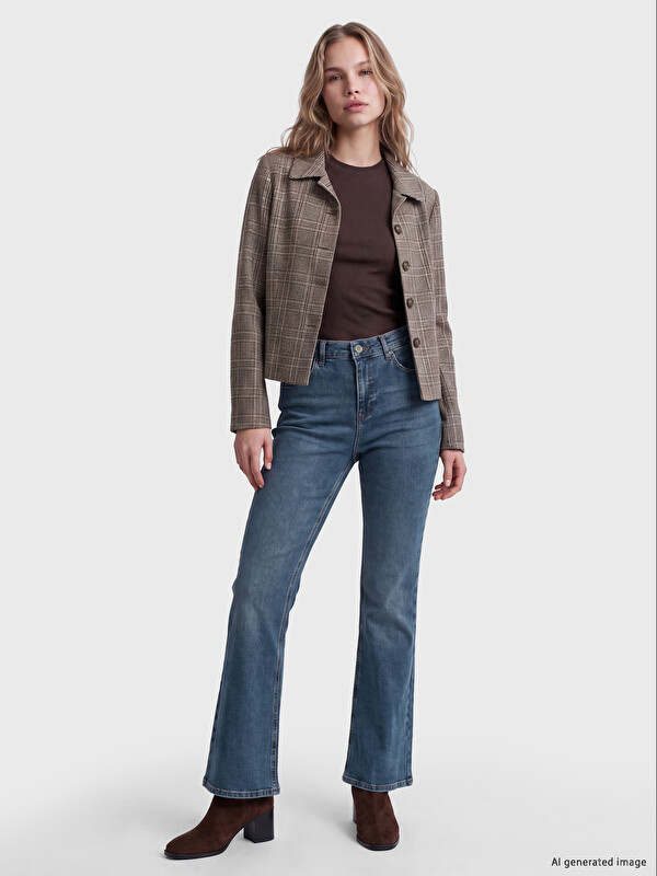 LCW Jeans Flare Kadın Jean Pantolon