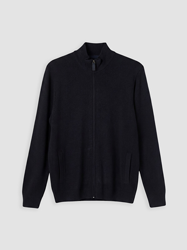 LCWAIKIKI Classic Regular Fit Dik Yaka Erkek Triko Hırka