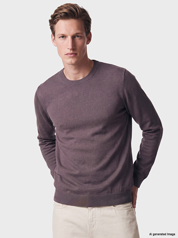 LCWAIKIKI Classic Crew Neck Men's Knitwear Sweater