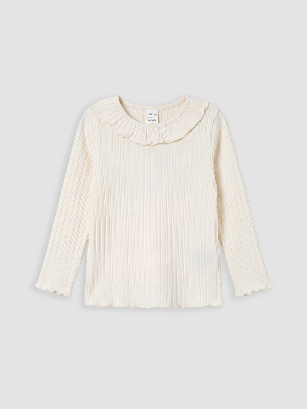 LCW Kids Peter Pan Collar Girls' T-Shirt