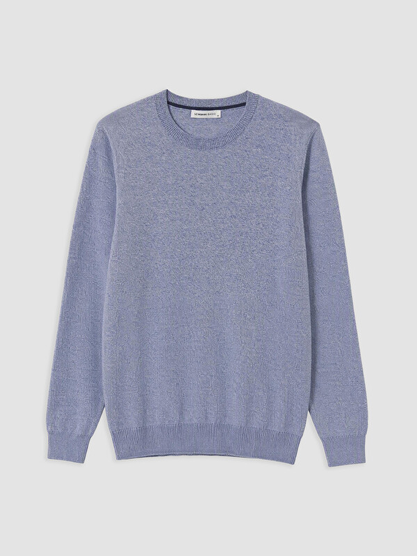 LCWAIKIKI Classic Crew Neck Men's Knitwear Sweater