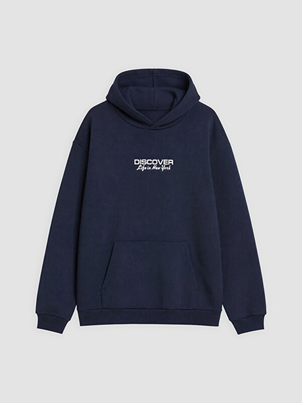 LCW Kids Kapüşonlu Baskılı Erkek Çocuk Sweatshirt
