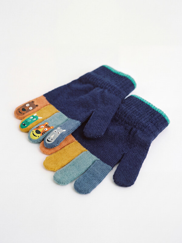 LCW ACCESSORIES Animal Printed Boys' Knitwear Gloves