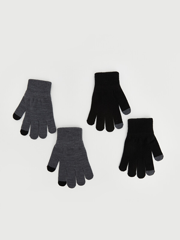 LCW ACCESSORIES Junge Anthrazit Handschuhe