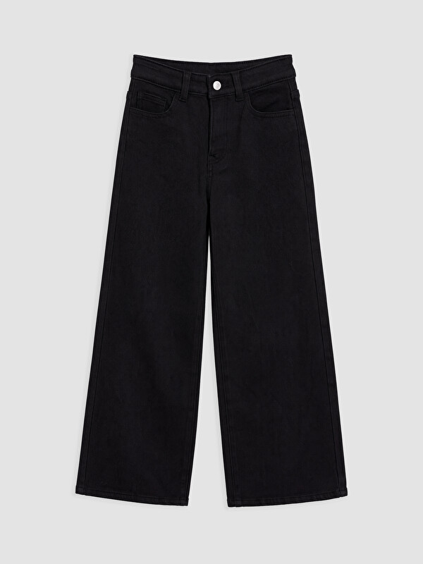 LCW Kids Regular Fit Wide Leg Girls' Jeans