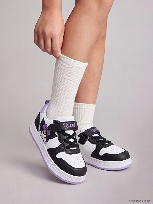 LCW STEPS Kuromi Printed Girls' Sneakers