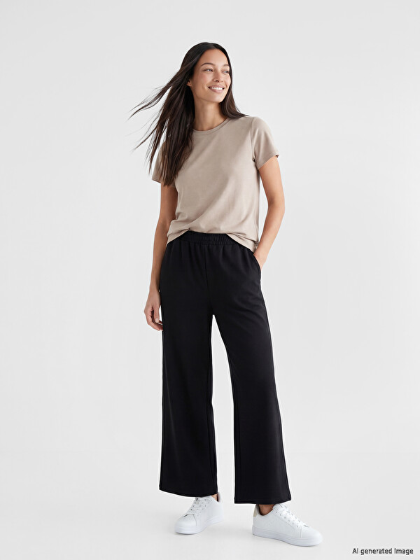 LC WAIKIKI Pantalon de survêtement femme à taille élastiquée