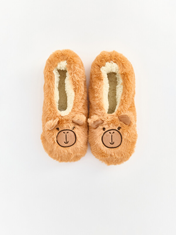 LCW Kids Bear Figured Girls' Home Sock