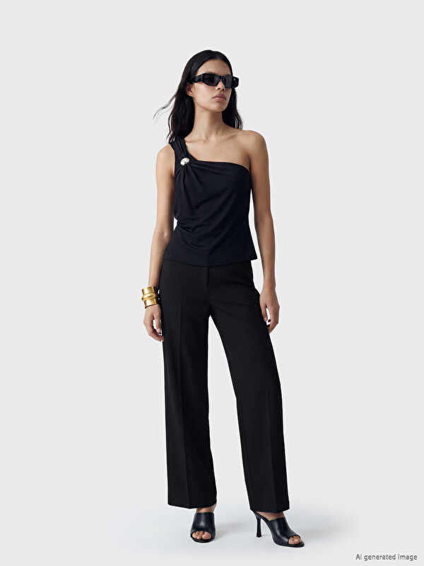LCW Vision Pantaloni Negru Femeie