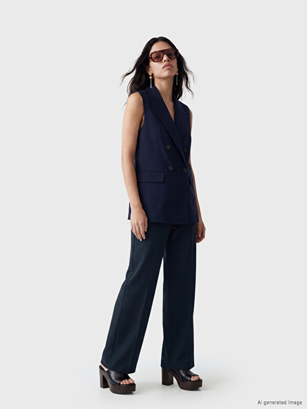 LCW Vision Frau Dunkelblau Hosen