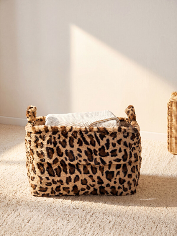 LCW HOME Leopar Desenli Organizer Sepet