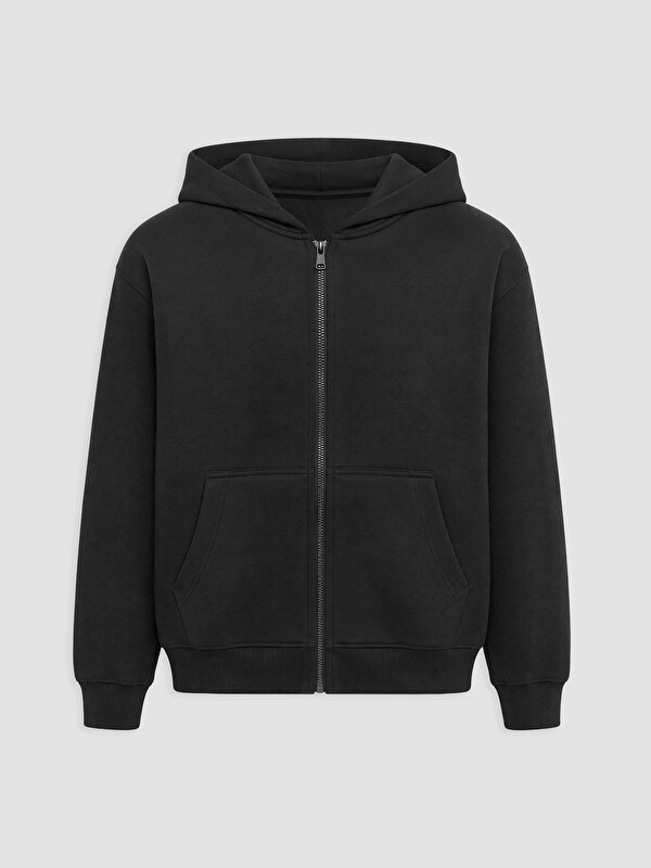 LCW Kids Hooded Girls' Zip-Up Sweatshirt