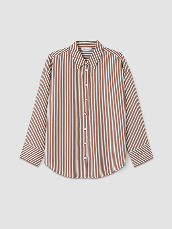LCW Vision Woman Brown Shirt