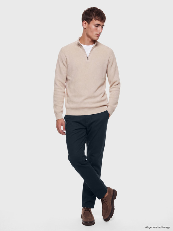 LCWAIKIKI Classic Man Navy Chino Trousers