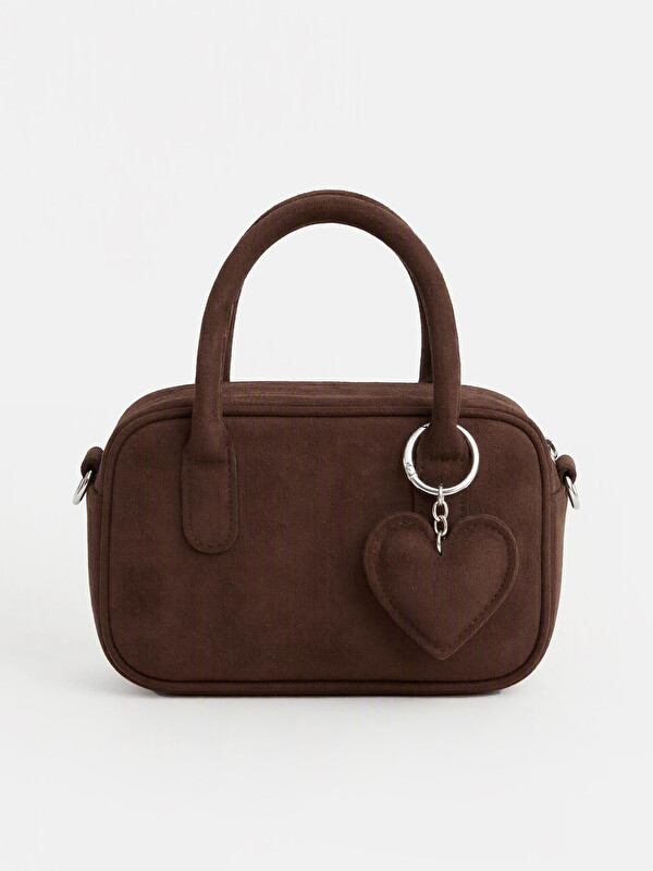 LCW ACCESSORIES Сердце Аксессуар Замша Сумка на плечо для девочек