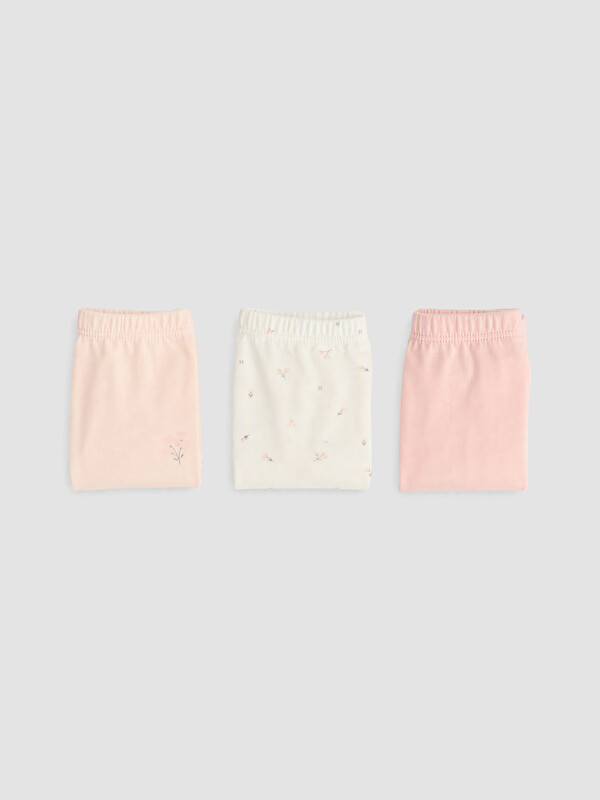 LCW Kids Çiçekli Kız Çocuk Boxer 3'lü