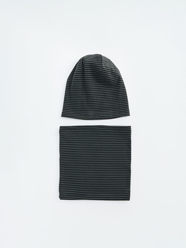 LCW ACCESSORIES Bonnet en maille garçon et cache-cou