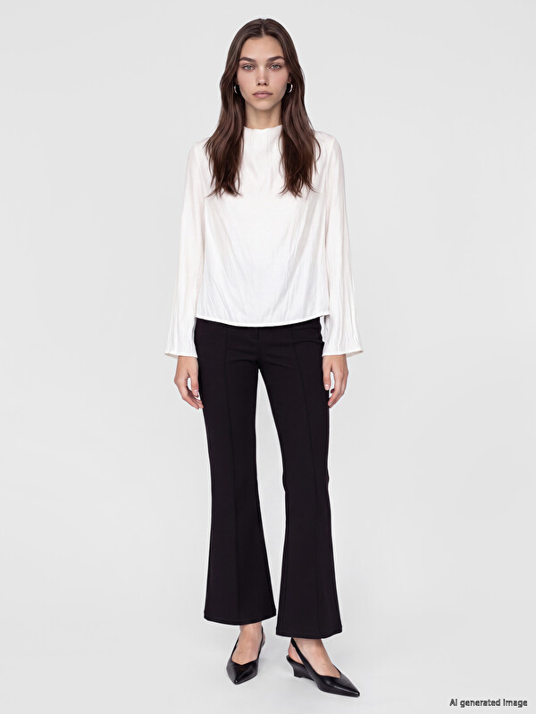 LCW Modest Woman Black Trousers