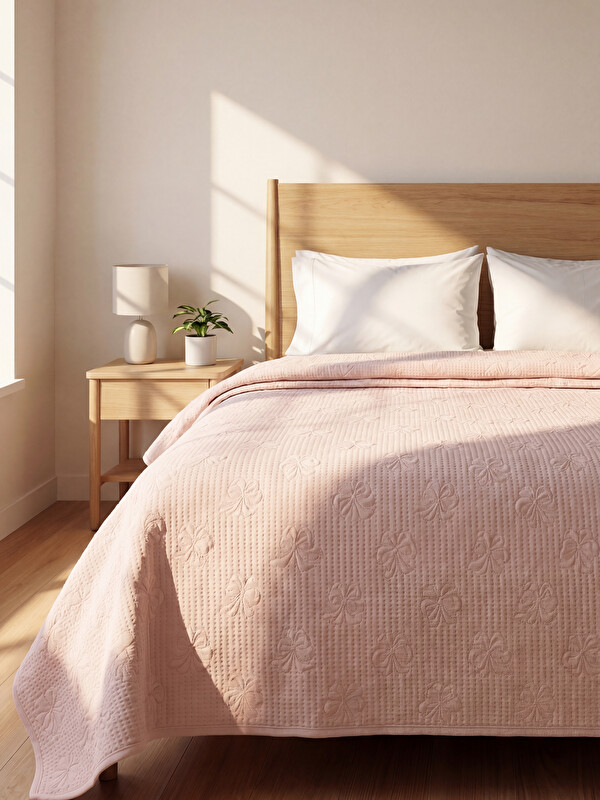 LCW HOME Quilted Patterned Double Bedspread