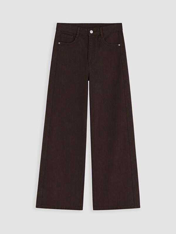 LCW Kids Wideleg Kız Çocuk Gabardin Pantolon