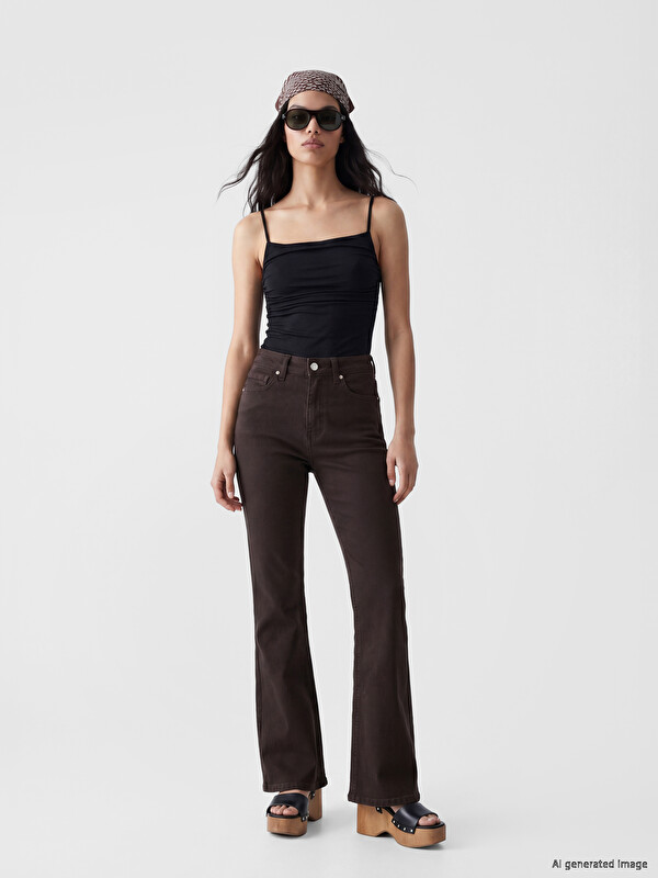 XSIDE High Waisted Flare Women's Jeans