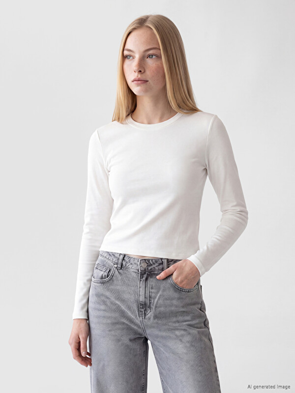 XSIDE Rundhalsausschnitt Damen Body