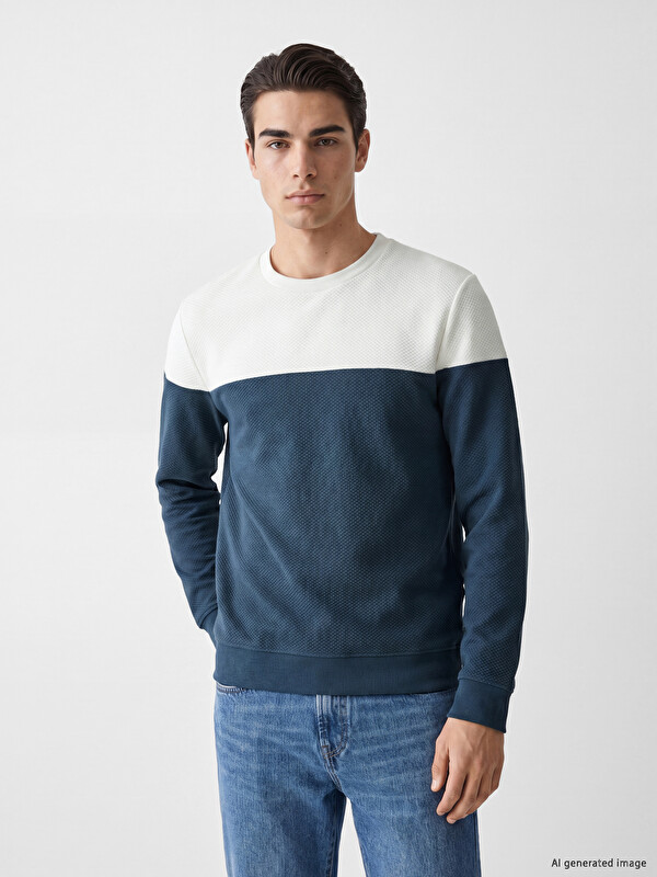 LCWAIKIKI Classic Sweatshirt mit Rundhalsausschnitt für Herren