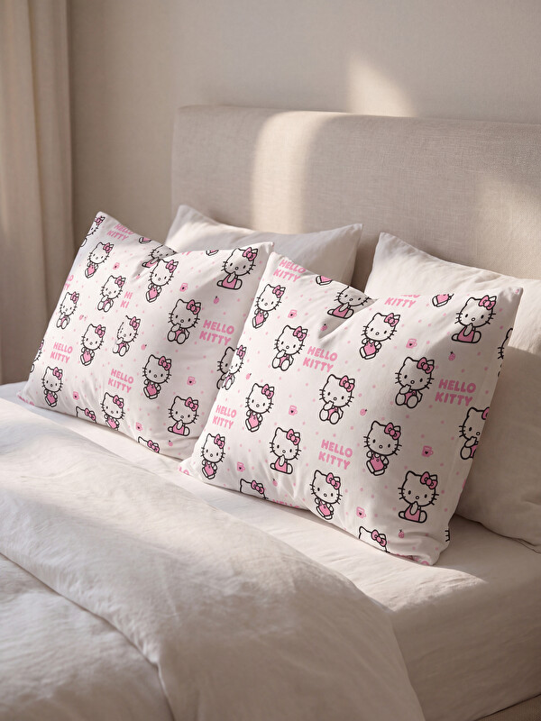 LCW HOME Hello Kitty печатена навлака за перница 2-пакување 50x70 cm