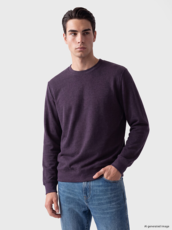 LCWAIKIKI Classic Crew Neck Men's Sweatshirt