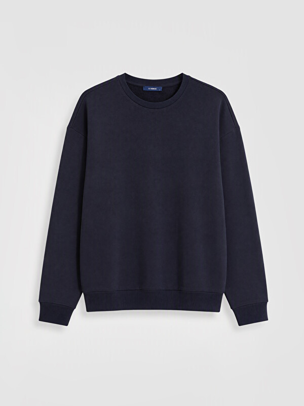 LC WAIKIKI Bisiklet Yaka Erkek Sweatshirt