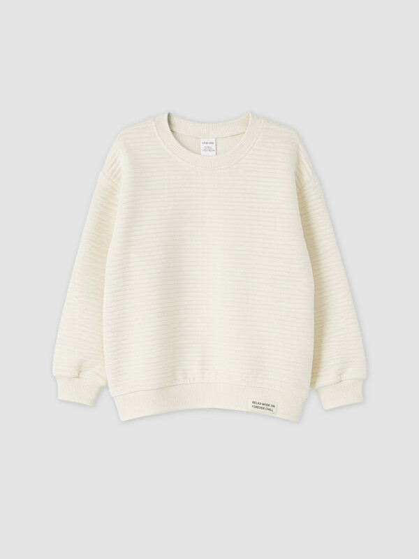 LCW Kids Crew Neck Boys' Sweatshirt