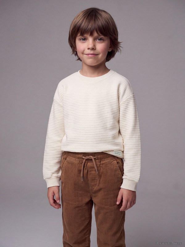 LCW Kids Crew Neck Boys' Sweatshirt