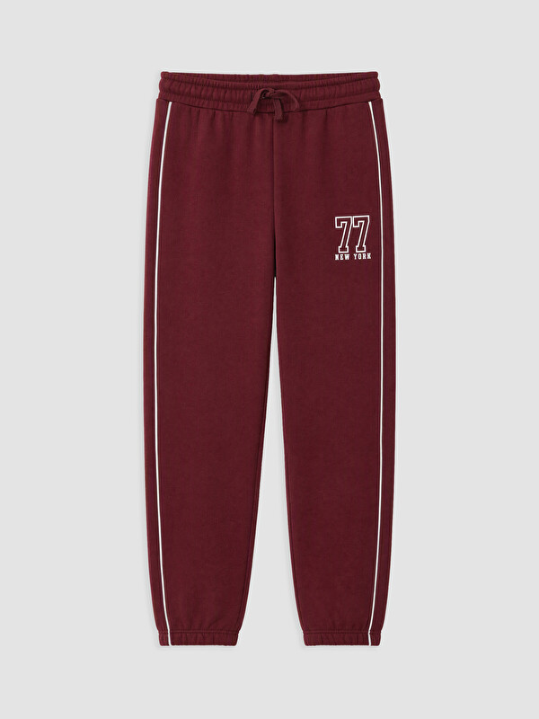 LCW Kids NYC Printed Boys' Thick Jogger Sweatpants