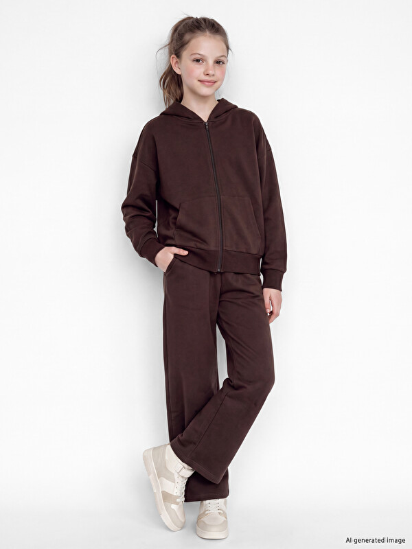 LCW Kids Girls' Sweatshirt Tracksuit Set