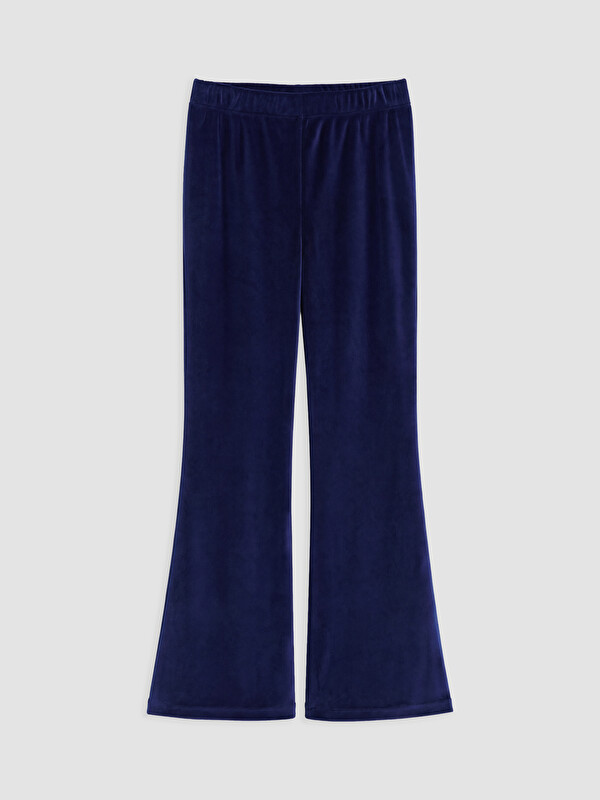 LCW Kids Girls' Flare Velvet Sweatpants