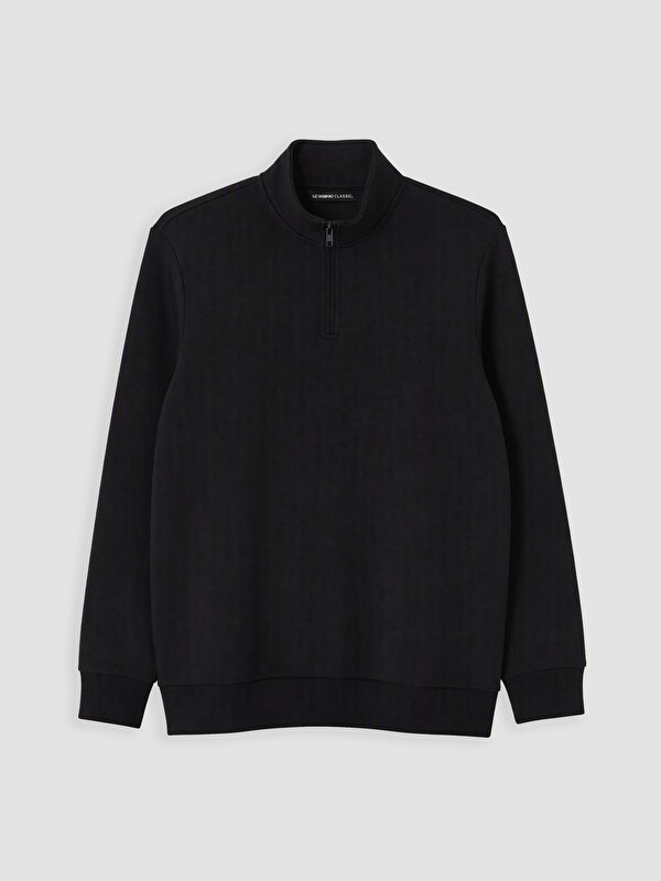 LCWAIKIKI Classic Dik Yaka Erkek Kalın Sweatshirt