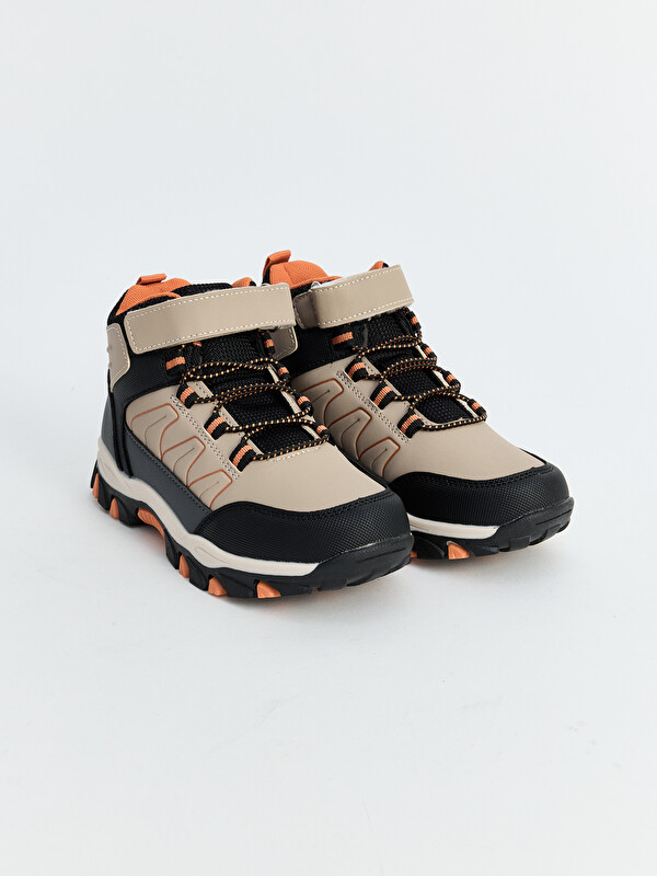 LCW STEPS Çizme trekking me lidhëse dhe mbyllje me grep dhe lak për djem