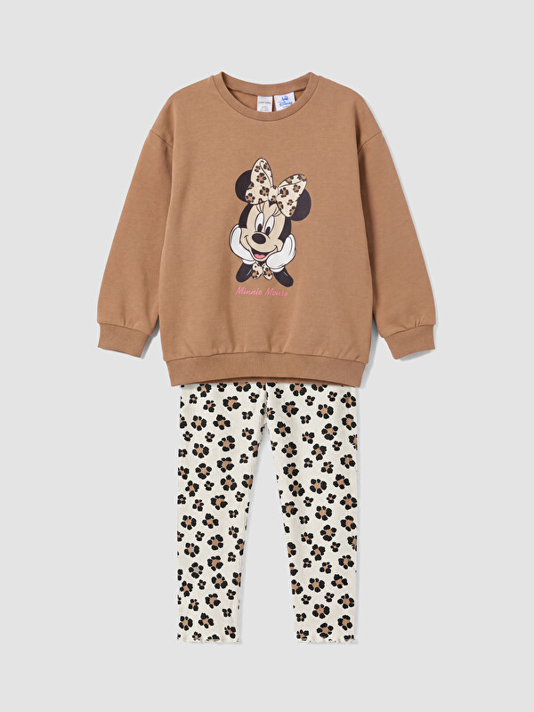 LCW baby طقم بنات رضع مطبوع Minnie Mouse