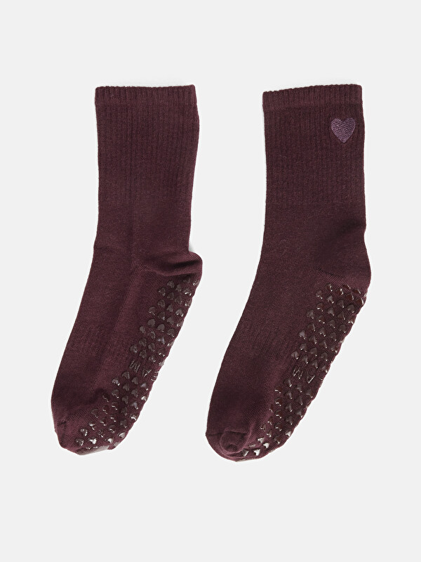 LCW DREAM Woman Plum Ankle Socks